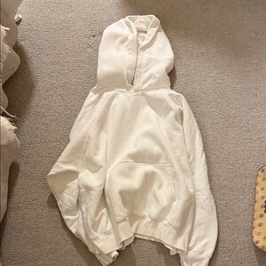 TNA Sweatfleece Mega Fit Hoodie in Cream